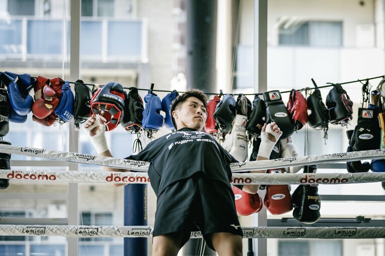 井上尚弥の公開練習　©Kiichi Matsumoto