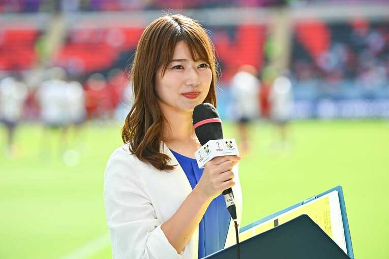 安藤萌々アナウンサー　©Takuya Kaneko/JMPA