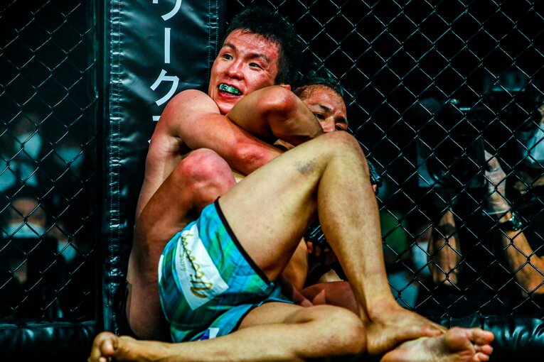 判定3-0で江藤公洋に勝利した　©ONE Championship Susumu Nagao