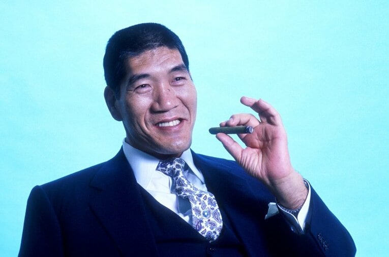 筆者が撮影した全日本プロレスのポスター「みんなが格闘技に走るので、私、プロレスを独占させてもらいます。」のアザーカット ／ photograph by Essei Hara