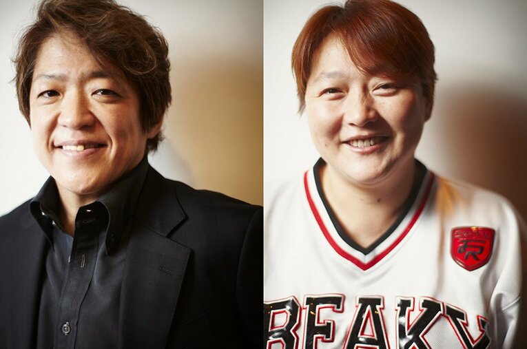 クラッシュ・ギャルズ ライオネス飛鳥＆長与千種（Number788号 2011.10） ／ photograph by Tadashi Shirasawa