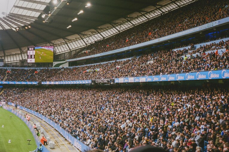 マンチェスター・シティの本拠地エディハド・スタジアム　©︎Yudai Emmei