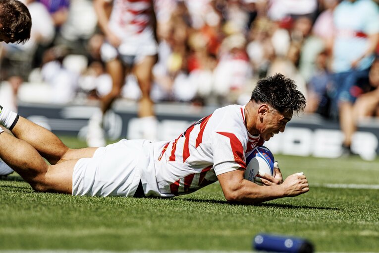 中村亮土（2023年ラグビーW杯チリ戦）©︎Kiichi Matsumoto