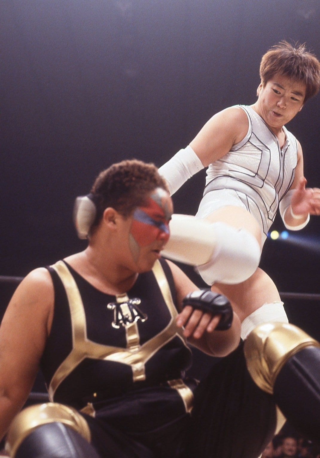 全女時代の堀田祐美子（アジャコング戦）　©本人提供