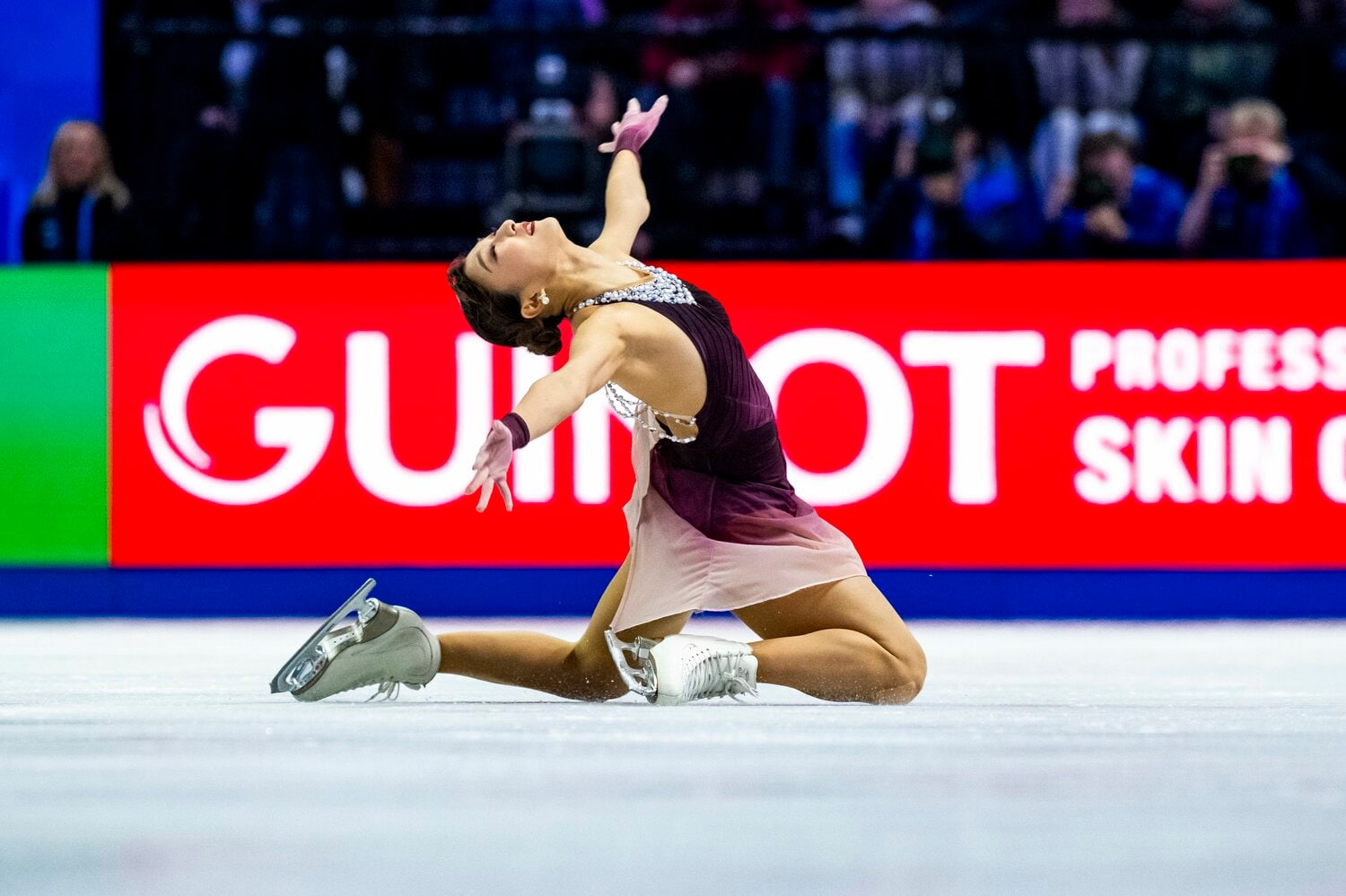 すべてのジャンプを決める完璧な演技を見せ、会場は大歓声に包まれた　©Getty Images