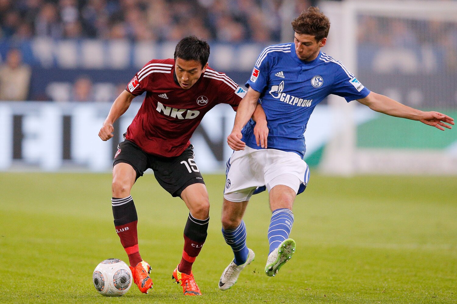 シャルケ戦に“強行出場”した長谷部　©Getty Images