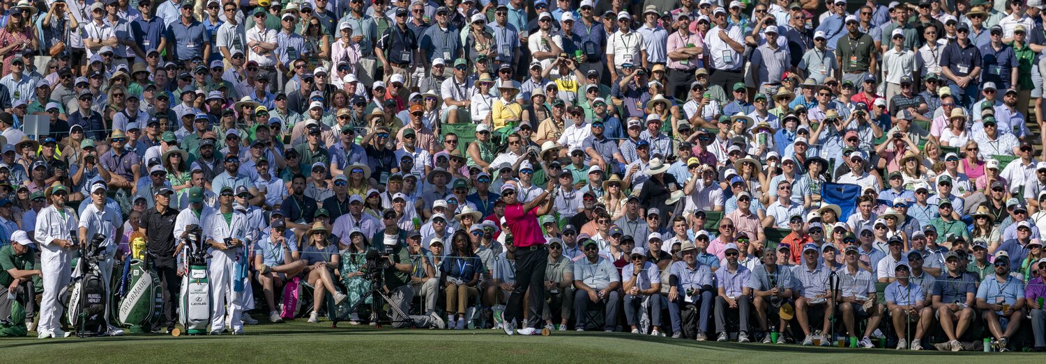 松山英樹には「マスターズ・チャンピオン」として視線が注がれる　©︎Simon Bruty/Augusta National/Getty Images