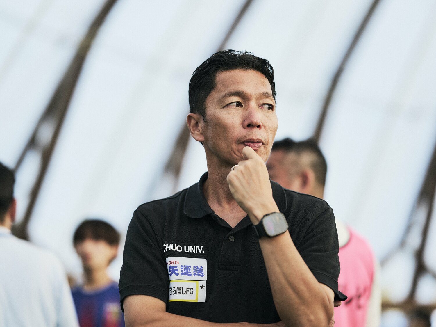 今季はこれまでの方針を捨て、箱根駅伝に「全振り」した中大の藤原監督　©Yuki Suenaga