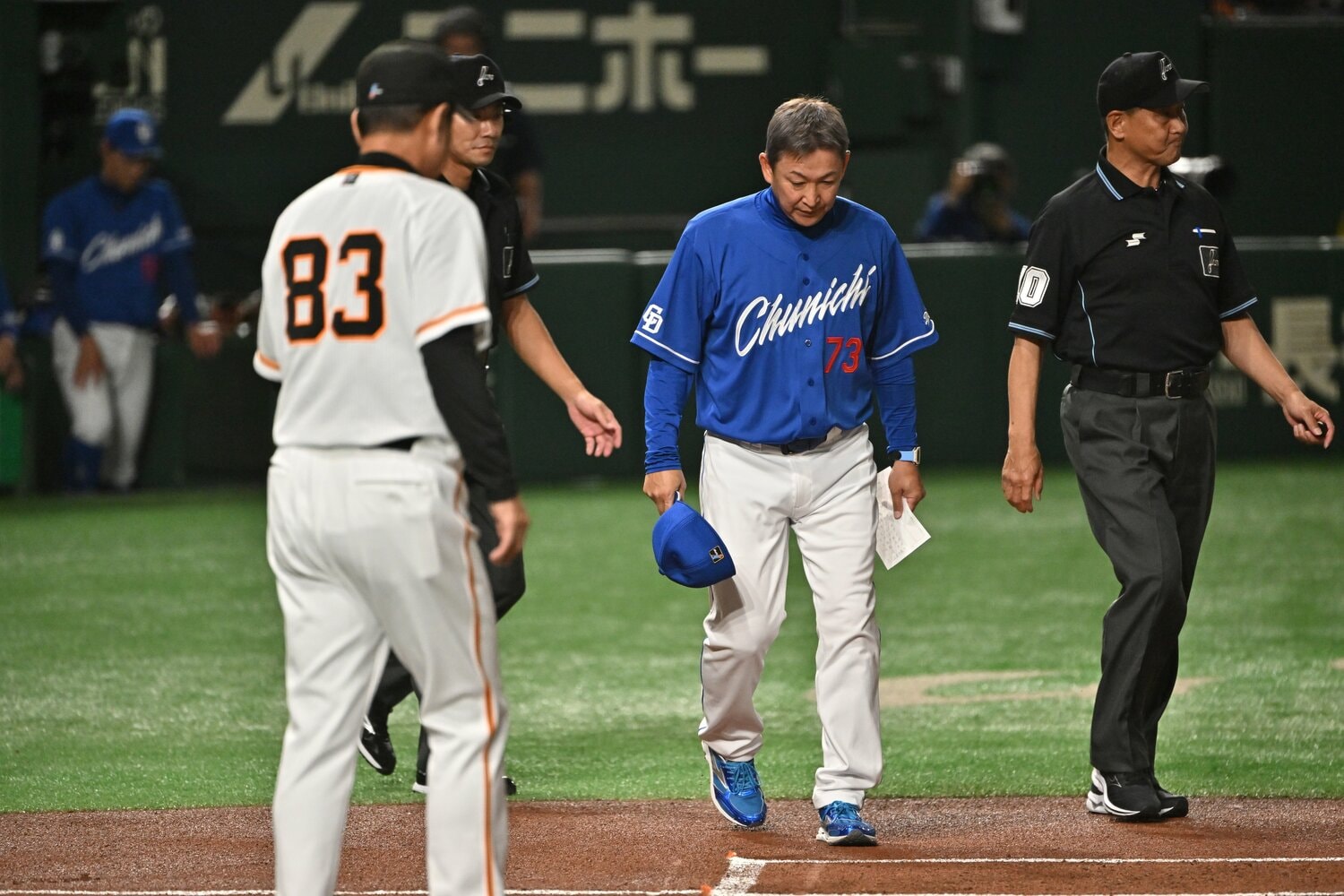 勝負の3年目を迎える立浪和義 ©Hideki Sugiyama