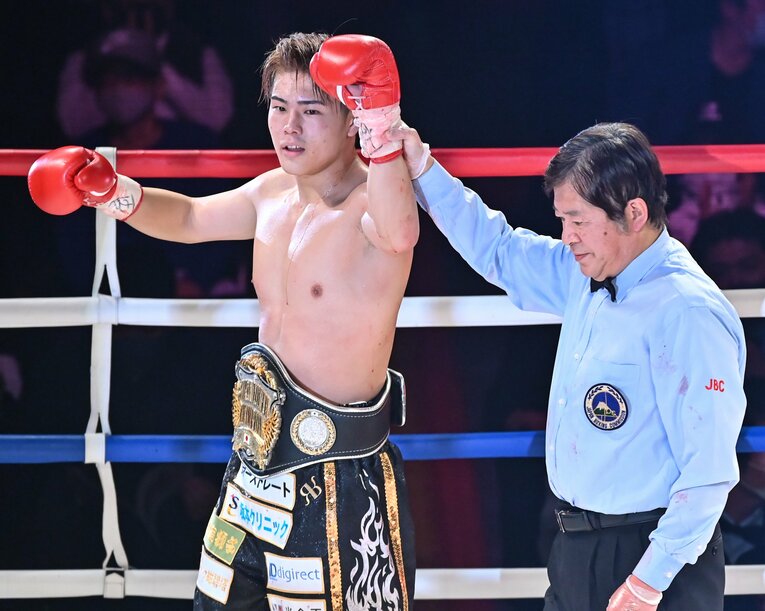 日本ユース・スーパーライト級王者の佐々木尽©Hiroaki Yamaguchi