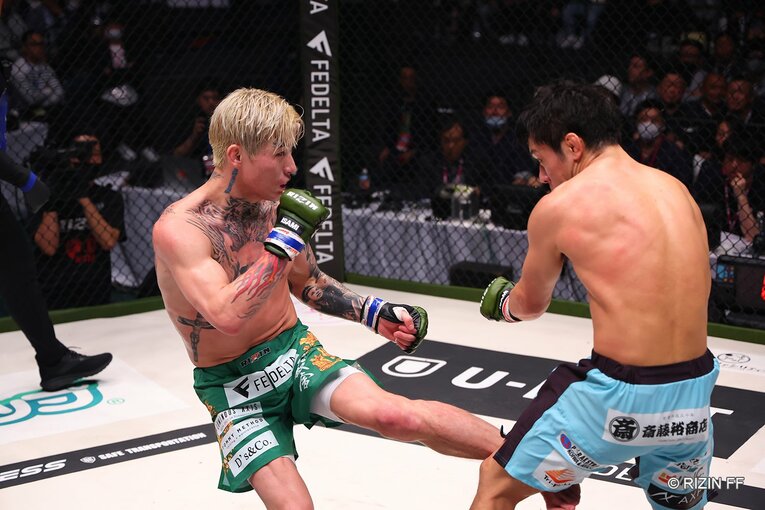 『RIZIN LANDMARK 5』斎藤裕vs平本蓮　©RIZIN FF