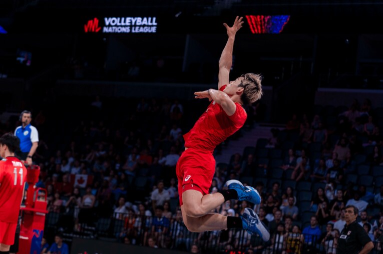 2023年ネーションズリーグ（フランス大会）©︎FIVB