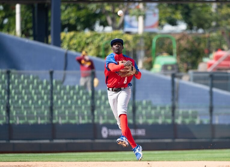 6日に行われた強化試合、強豪キューバの試合も観客はガラガラ　©Getty Images