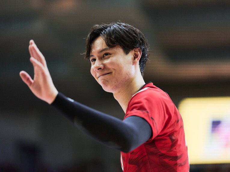 2025年VNLブラジル戦　©︎Yuki Suenaga