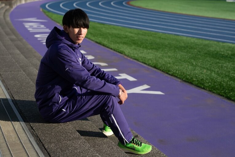 【あの韮山高メンバーのあれから】明治大競争部主将を務めた小澤大輝（4年）。小澤は5年前高校駅伝で奇跡を起こした韮山高ランナーの1人だ　©Miki Fukano