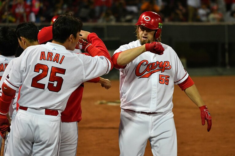 カープ時代のエルドレッド　©Sports Graphic Number