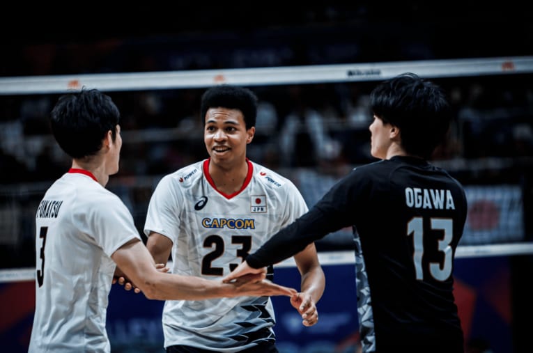 エバデダン ラリー（VNLイタリア戦）　©︎Volleyball World