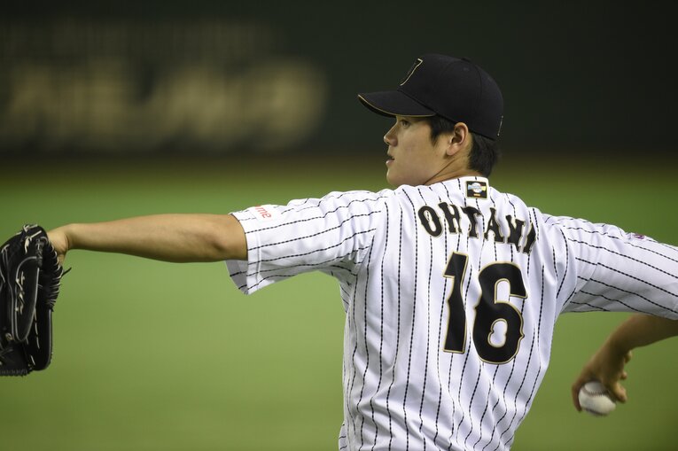 プロ3年目（2015年）の大谷翔平。プレミア12にて　©BUNGEISHUNJU