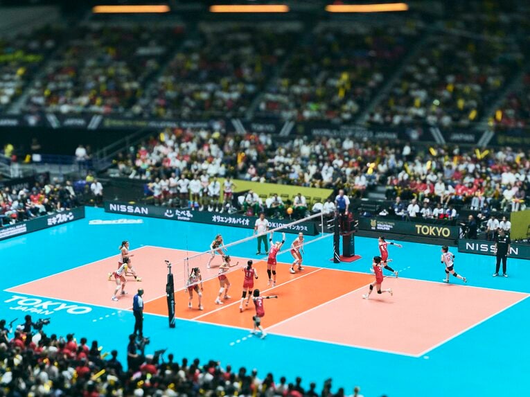 ブルガリア戦／FIVBパリ五輪予選　©︎Yuki Suenaga