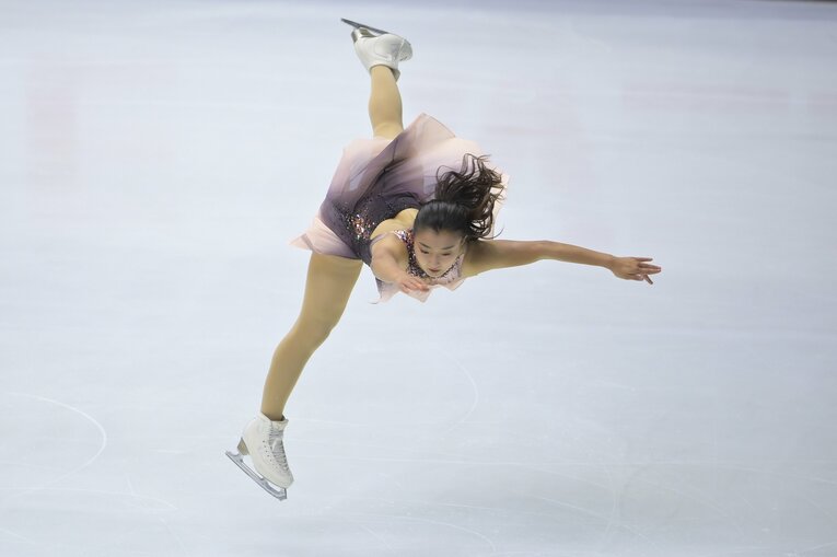 坂本花織　ショートプログラム　(C)Koki Nagahama -ISU／ Getty Images