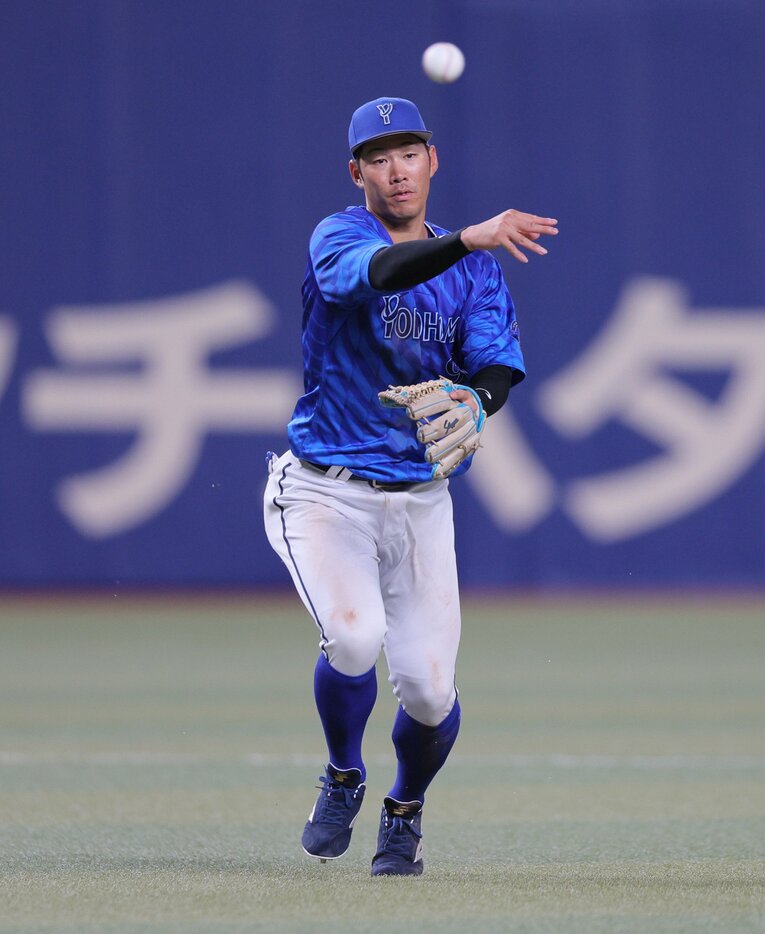 青森山田高時代は、かの京田陽太（DeNA）とチームメイトだった　©JIJI PRESS