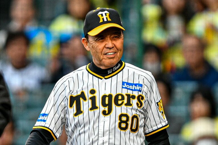 2023年、阪神を38年ぶりの日本一に導いた岡田彰布前監督。現在は阪神のオーナー付顧問を務めている ／ photograph by Takuya Sugiyama