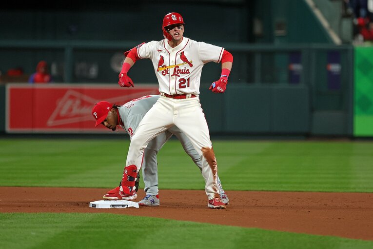 所属するMLBカージナルスでも“ハッスルプレー”が日常　©︎Getty Images
