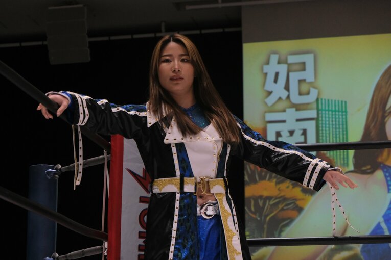 スターダムの大学生レスラー・妃南　©Norihiro Hashimoto