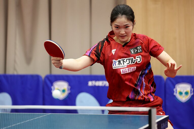 練習中の木原　©︎Shigeki Yamamoto