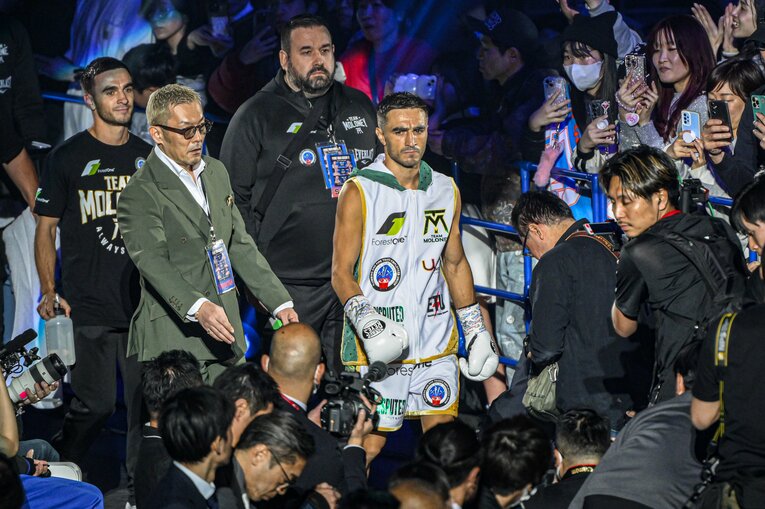 那須川天心vs.ジェーソン・モロニー。2月24日、有明アリーナ　©Takuya Sugiyama