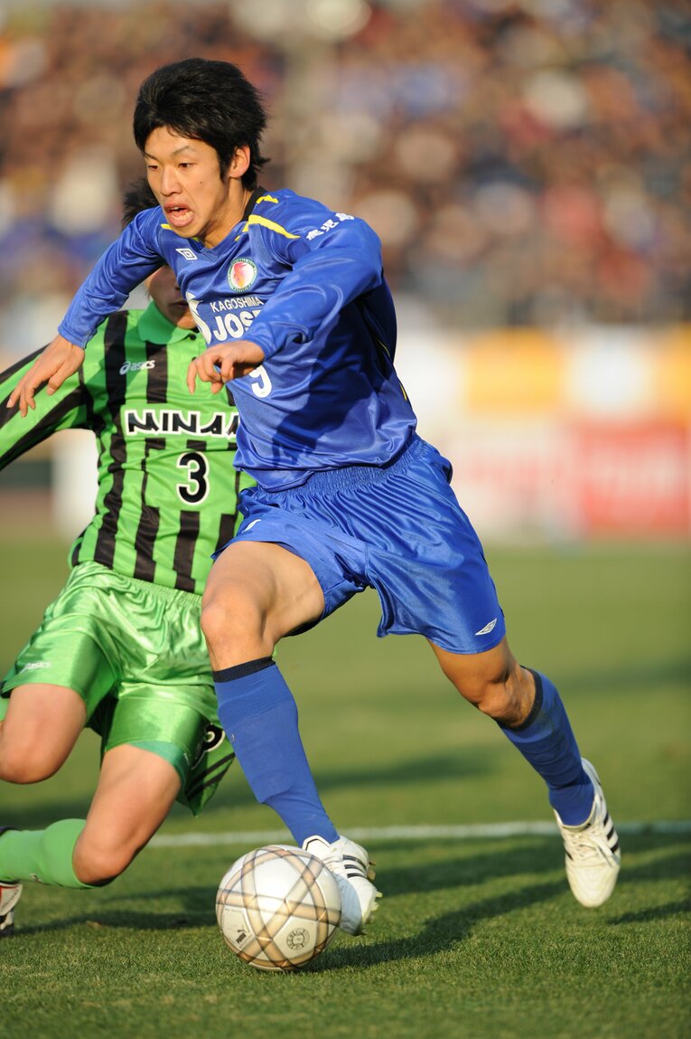 高校時代の大迫勇也（2009年）©Naoya Sanuki