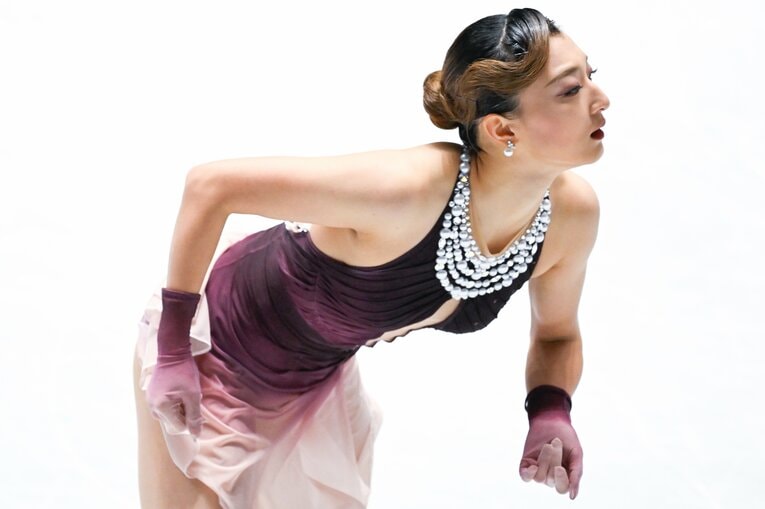 自身最後の全日本選手権で圧巻の演技を見せた坂本花織【スワイプするとそのほかの写真もご覧になれます】　©Asami Enomoto