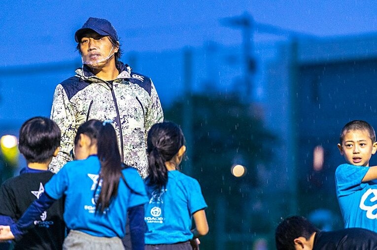 子供向けのスポーツ教室「コーディネーション・アカデミー」では様々な指導者から刺激を受けているという ／ photograph by Takuya Sugiyama