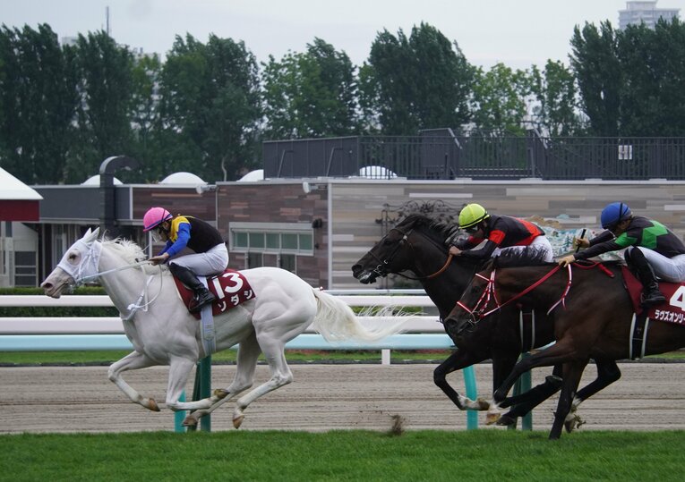 札幌記念ではラヴズオンリーユーなどの強豪を破り優勝したソダシ　©Satoshi Hiramatsu