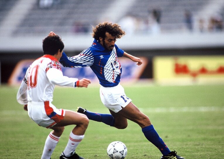 1992年アジア杯のラモス瑠偉　©Koji Asakura
