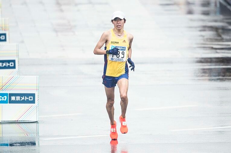 設楽の必死の走り ／ photograph by Yuki Suenaga