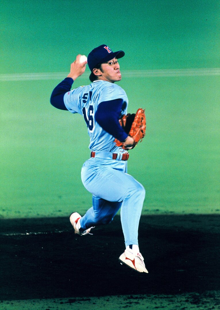 石井一久。高卒ドラフト1位から力をつけ、95年には13勝と初の2桁勝利を挙げた　©Kazuaki Nishiyama