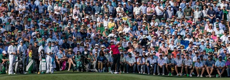 松山英樹には「マスターズ・チャンピオン」として視線が注がれる　©︎Simon Bruty/Augusta National/Getty Images