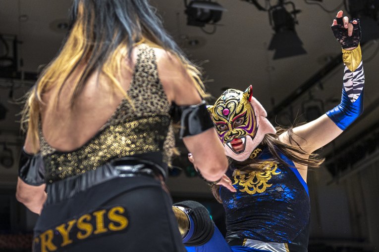 タイガー・クイーンと師匠でもあるジャガー横田の直接対決