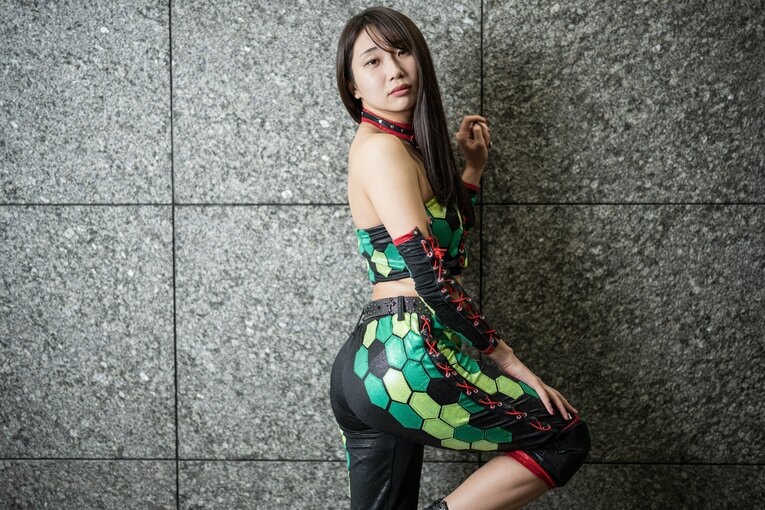 マリーゴールドのプロレスラー・勇気みなみ　©Shiro Miyake