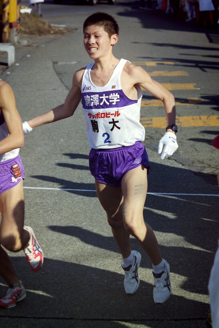 1998年、当時駒大3年だった藤田敦史　©Sankei Shimbun