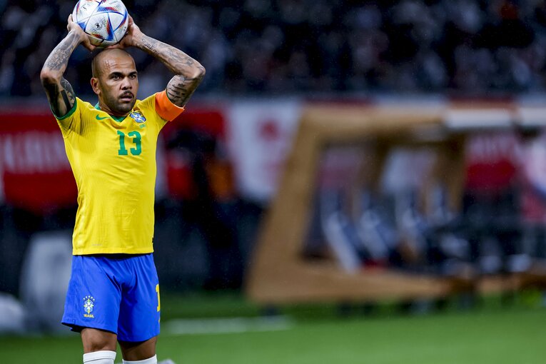 ダニエウ・アウベスも被害を受けた1人だ　©Kiichi Matsumoto/JMPA