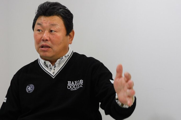 V奪還を目指す巨人の課題と期待を熱弁する大久保氏 ／ photograph by Haruka Sato