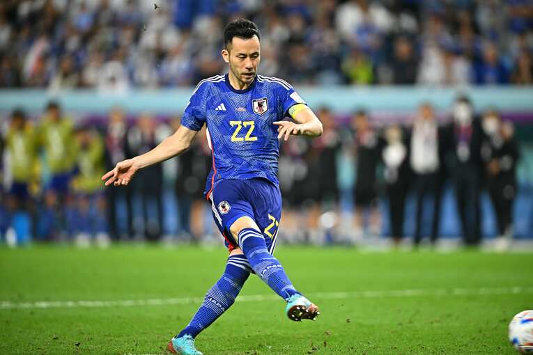 吉田麻也のPK（2枚目／全7枚）©Takuya Kaneko/JMPA