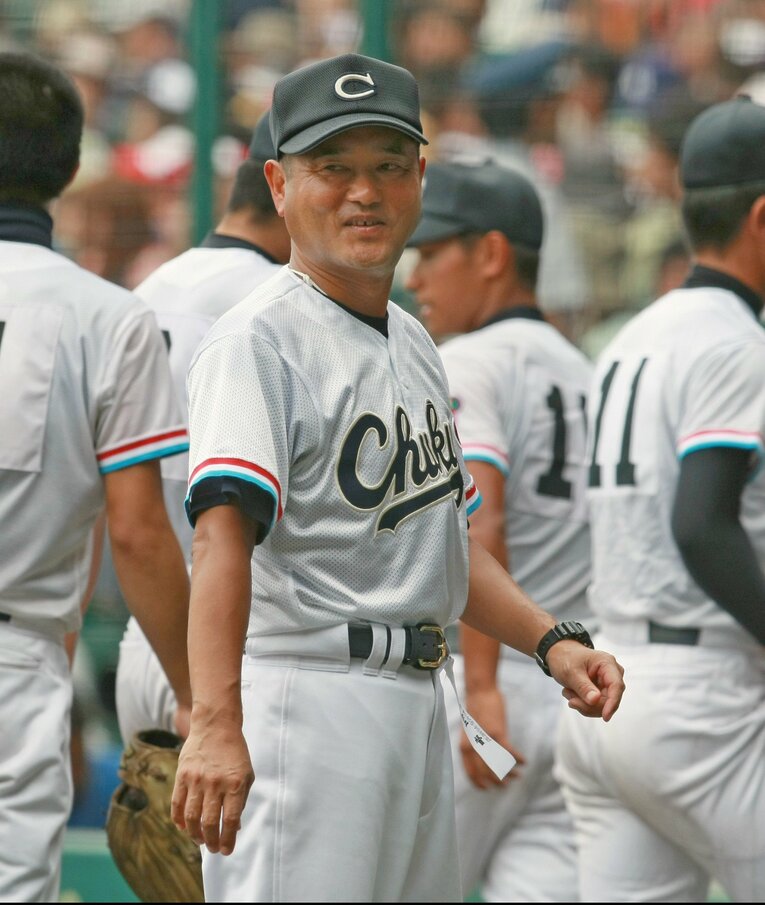 かつて中京大中京を率い、夏の甲子園を制した経験を持つ大藤敏行監督。現在は享栄の監督を務める　©JIJI PRESS