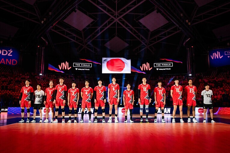 VNL準々決勝カナダ戦　©︎Volleyball World