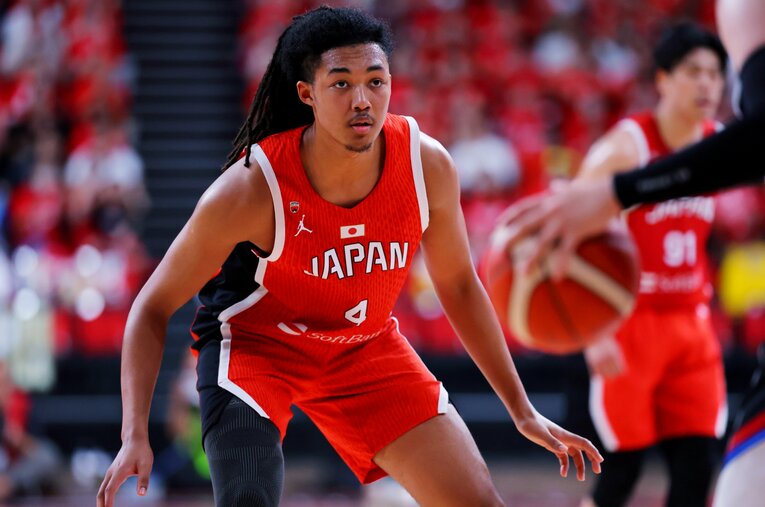FIBAに“五輪で注目の若手”にも選出されたジェイコブス晶（20歳）　©Naoki Nishimura/AFLO SPORT