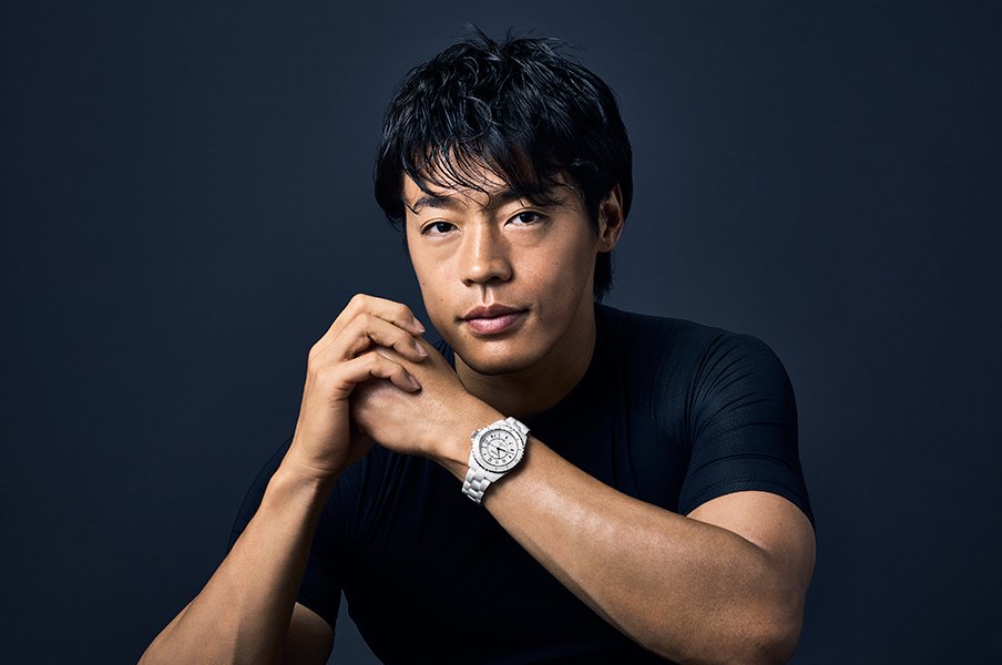 羽根田卓也とCHANEL J12、響き合うフィロソフィー。<Number Web> photograph by Tomohiko Tagawa(D-CORD)