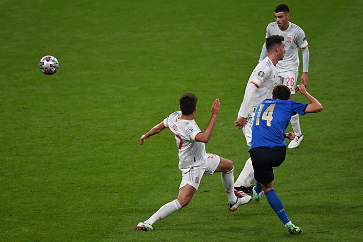 キエーザのコントロールショット©Getty Images