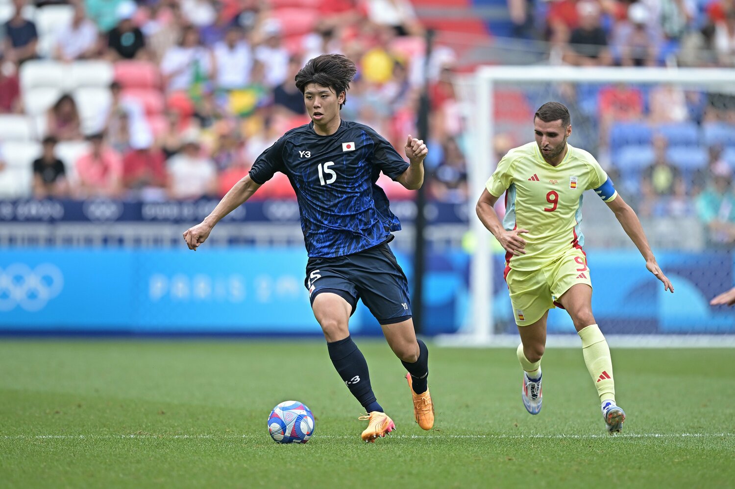 飛び級で参加したパリ五輪では3試合に出場　©︎Takuya Kaneko/JMPA